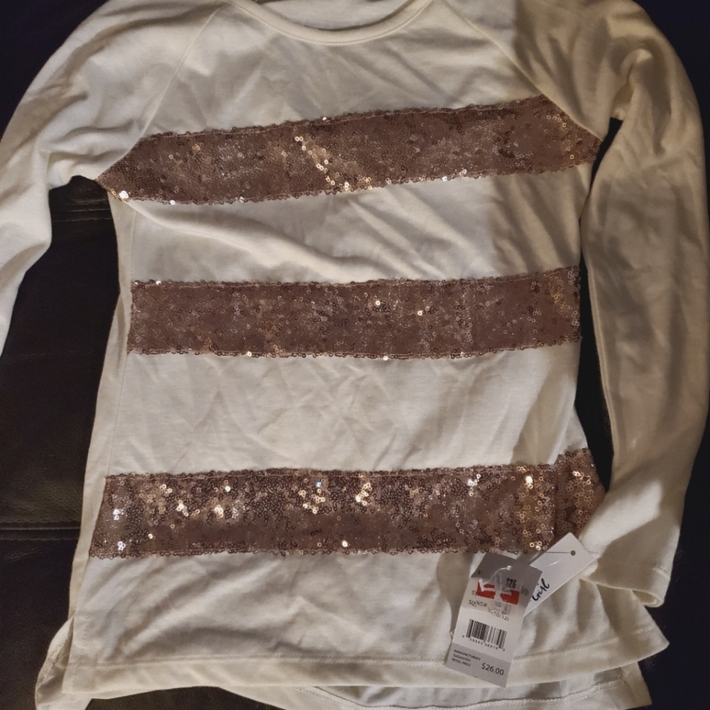 Girls wallflower long sleeve shirt/eyeshadow shirt
